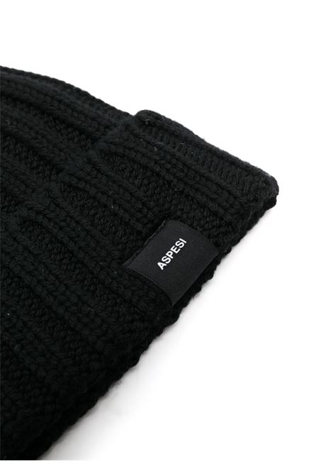 cappello beanie uomo nero ASPESI | 1C01 V10801241